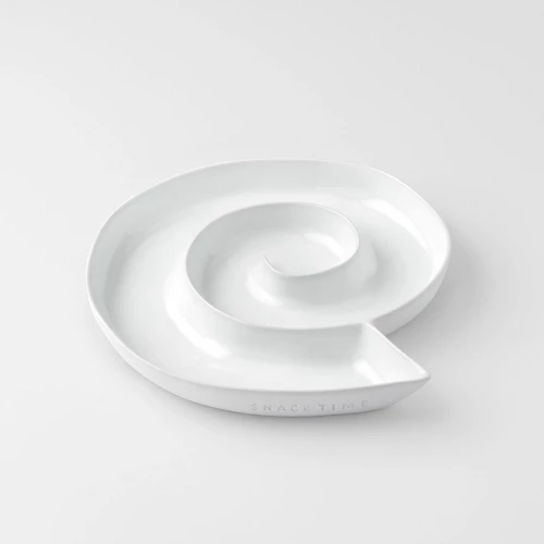 Πιατέλα Σερβιρίσματος Snacktime RD0017884 Φ22x3cm White Raeder Πορσελάνη
