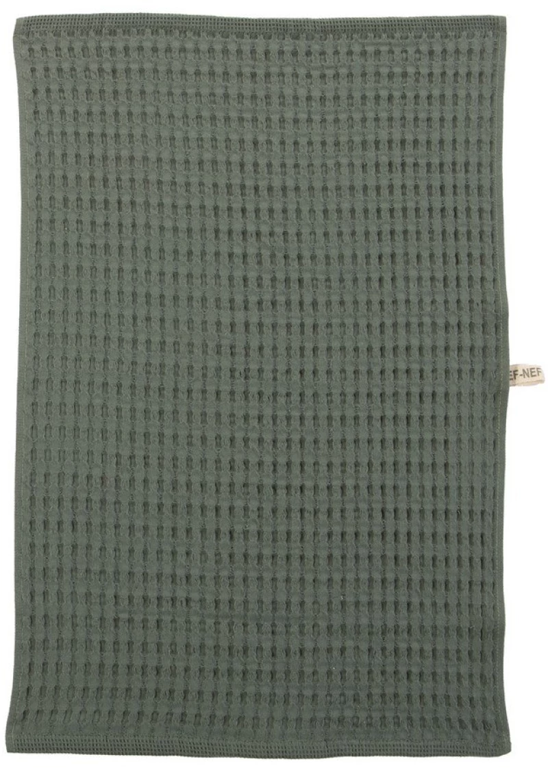 Ποτηρόπανο Wafflow 24 Green Nef-Nef Homeware 45x68cm 100% Βαμβάκι