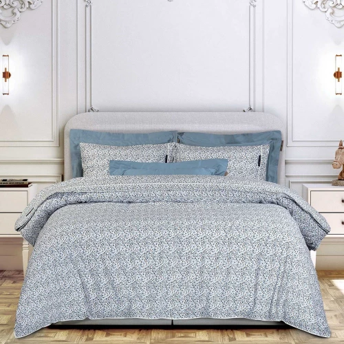 Παπλωματοθήκη 2360 (Σετ 3τμχ) White-Blue Greenwich Polo Club King Size 240x260cm 100% Βαμβάκι