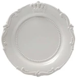 Πιάτο Ρηχό Crown 67102 29x29x3cm White Artekko Κεραμικό