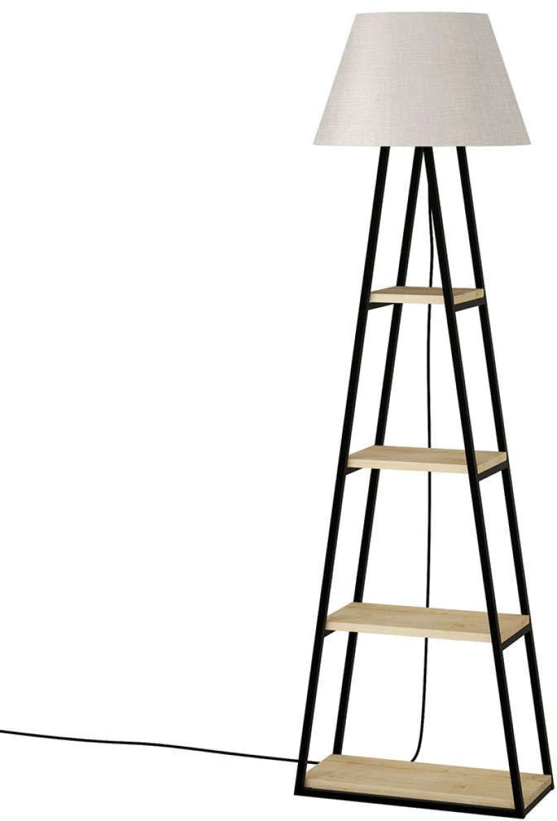 Φωτιστικό Δαπέδου Με Ραφάκια Pal 855DTE3419 50x22x165cm E27 100W Multi Hanah Home