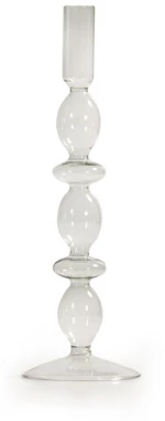 Κηροπήγιο Indila 9x26,5 Natural Nef-Nef Homeware Γυαλί