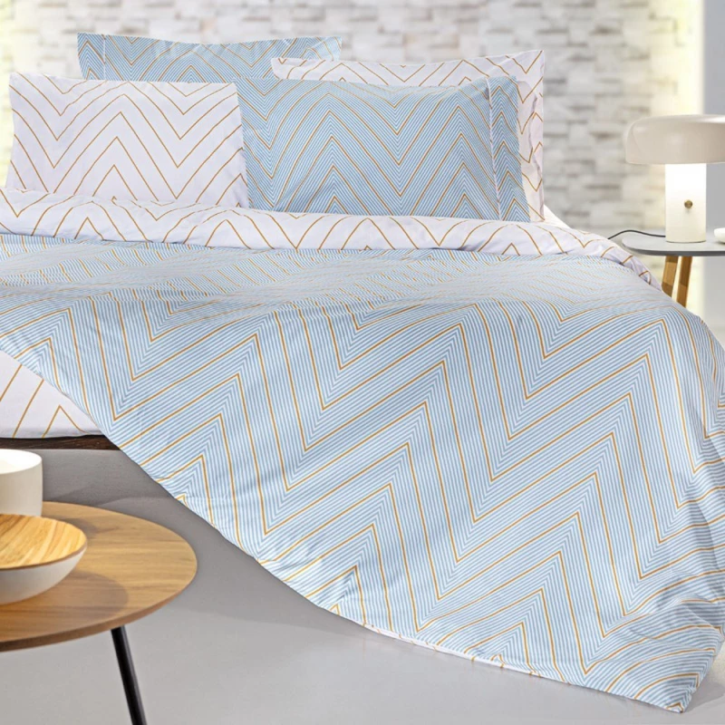 Σεντόνια Canyon (Σετ 4τμχ) Sky Guy Laroche King Size 270x265cm 100% Βαμβάκι