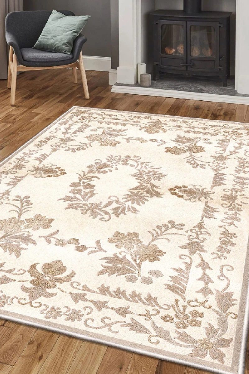Χαλί Els1817 599HFT1552 Beige-Brown Conceptum Hypnose 120X180cm