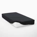 Σεντόνι Exotic Line Με Λάστιχο Black DimCol Ημίδιπλο 120x230cm 100% Βαμβάκι