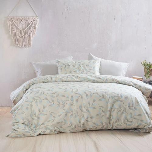 Σεντόνια Demetra (Σετ 4τμχ) Beige Ρυθμός King Size 260x280cm Βαμβάκι-Πολυέστερ