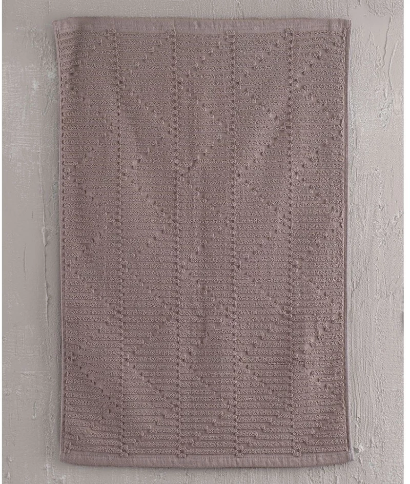 Πατάκι Μπάνιου Jessica Taupe Ρυθμός 50X70 100% Βαμβάκι