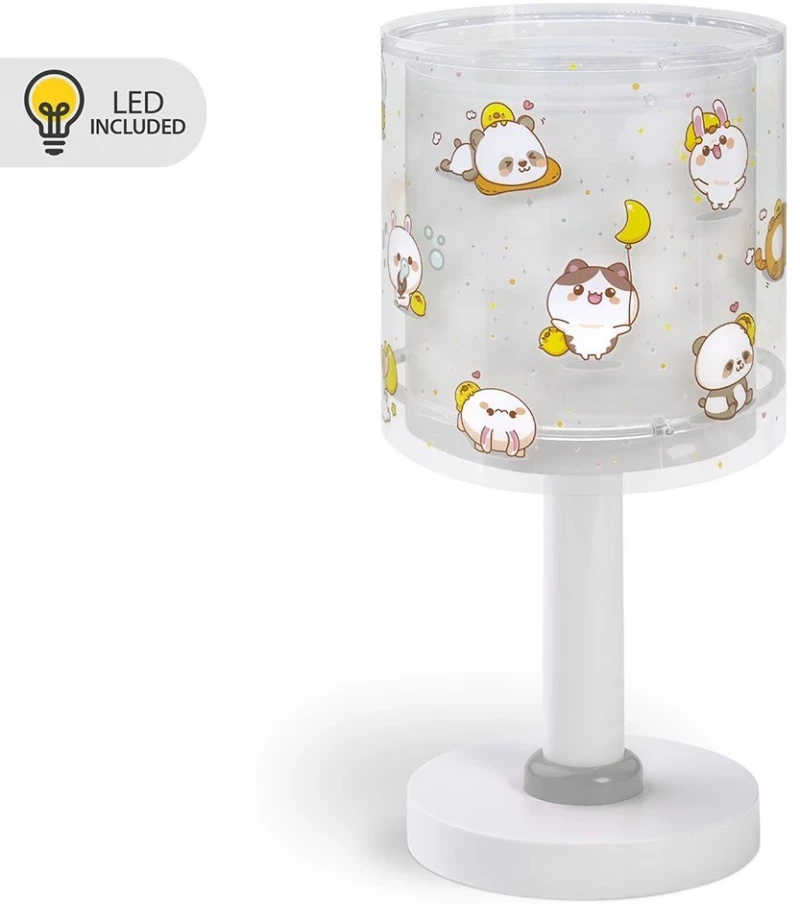 Επιτραπέζιο Φωτιστικό Παιδικό Kawaii 41761E G4 15x30cm Grey Ango