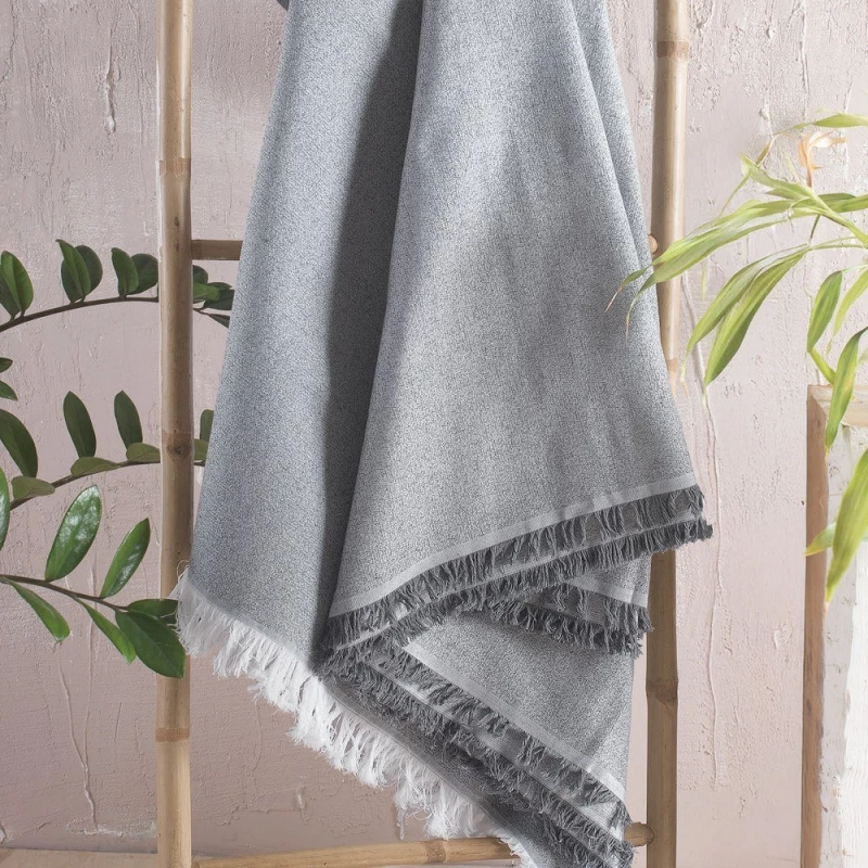 Μαξιλαροθήκη Διακοσμητική Cadenza Grey Ρυθμός 40Χ40 Βαμβάκι-Πολυέστερ