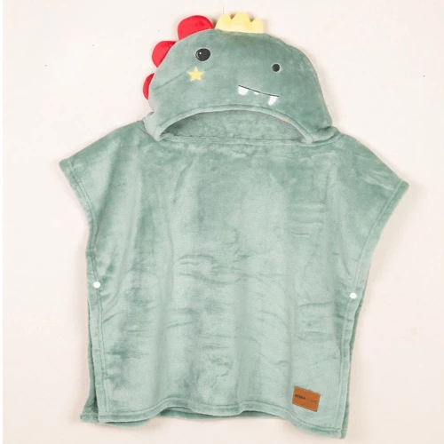 Πόντσο Παιδικό Crocodino Green Nima