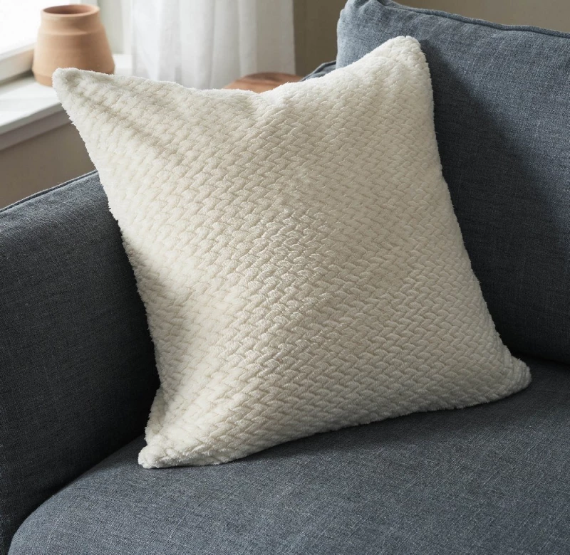 Μαξιλαροθήκη Διακοσμητική Cinnabar 115/05 Ecru Gofis Home 50Χ50 Πολυέστερ