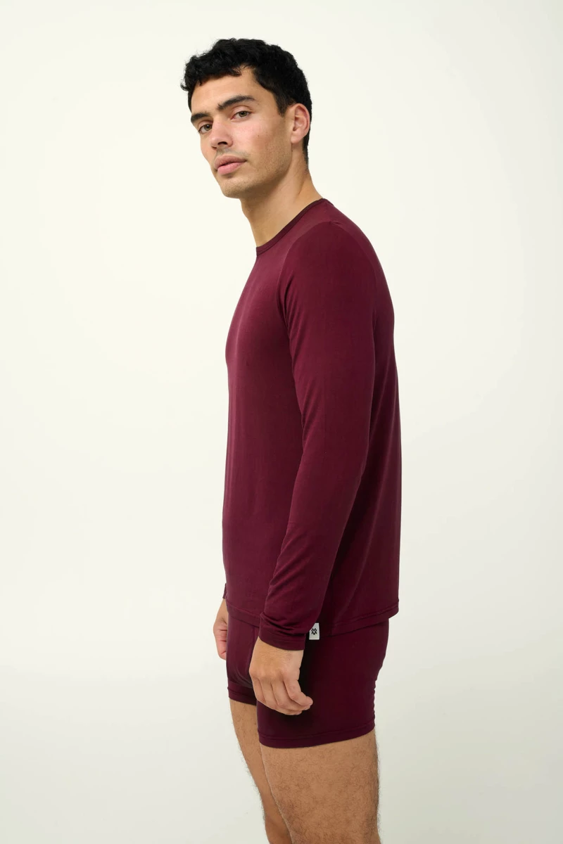 Vamp - Ανδρικό Φανελάκι Micromodal με Μακρύ Μανίκι - RED WINDSOR