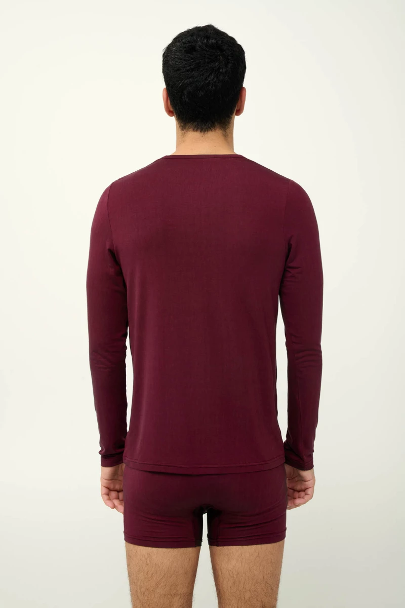 Vamp - Ανδρικό Φανελάκι Micromodal με Μακρύ Μανίκι - RED WINDSOR