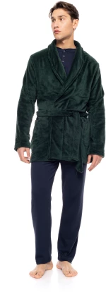 Ανδρική Ρόμπα ULISSE  - Κοντή Forest - Σταυρωτή - Regular Fit - Polyester