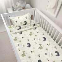 LINO BEBE ΣΕΤ ΣΕΝΤΟΝΙΑ DINO FOREST GREEN 120X180