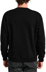 STAFF Ανδρικό μαύρο μακρυμάνικο φούτερ 64-111.054.N0090