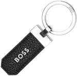 Ανδρικό Μπρελόκ BOSS από ανοξείδωτο ατσάλι  σε μαύρο χρώμα HAK416A