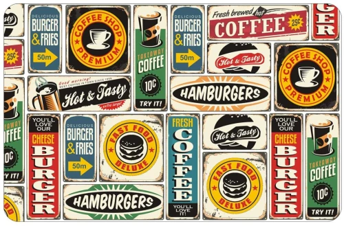 Σουπλά  AMERICANO  polypropylene 28,5x44cm