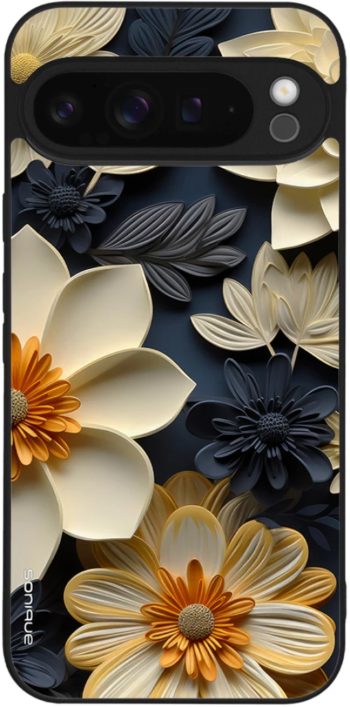 Θήκη Sonique 3D Flower Series για Google Pixel 9 Pro XL 5G Εκρού