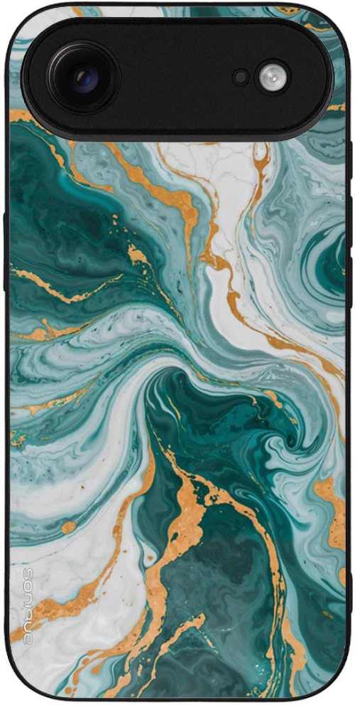 Θήκη Sonique Marble Series για Apple iPhone 17 Air Πράσινο 01