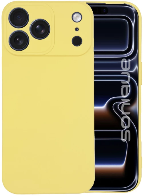 Θήκη Σιλικόνης My Colors Sonique Apple iPhone 17 Pro Max Κίτρινο