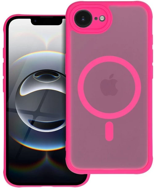 Full Matte Mag Cover Case Compatible With Magsafe For Iphone 14 Pro Pink