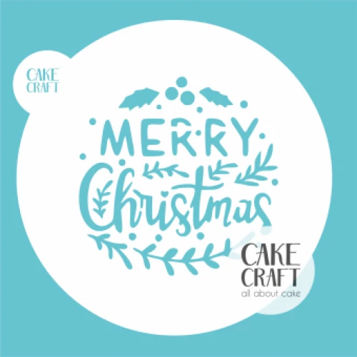 Στένσιλ Merry Christmas v1