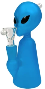 Alien Figure Blue Bong