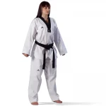 Taekwondo Στολή adidas CHAMPION III Μαύρο Ρεβέρ
