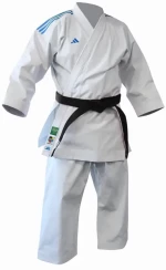 Karate Στολή adidas SHORI KATA GREEN K999 Μπλε Ρίγες