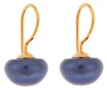 Σκουλαρίκια Senza Silver 925 Gold Plated Blue SSR1798-2GBL
