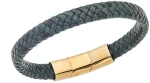 Βραχιόλι Senza Men`s Stainless Steel - Chaki Leather Strap SSD3261-2GCH