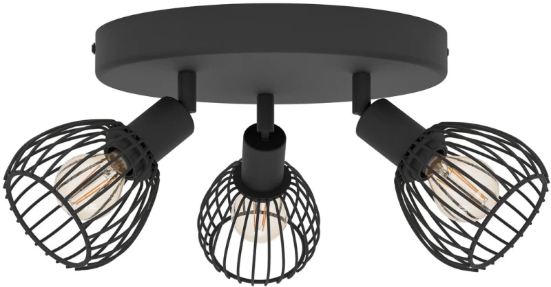 Φωτιστικό Σποτ Eglo 901041 SONNINO Μαύρο Ματ (Black Mat)