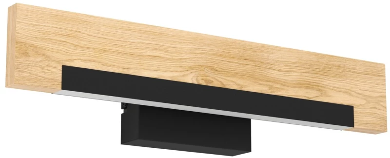 Φωτιστικό Επίτοιχο Eglo 901738 CAMACHO Καφέ (Brown)|Μαύρο Ματ (Black Mat) 3000K