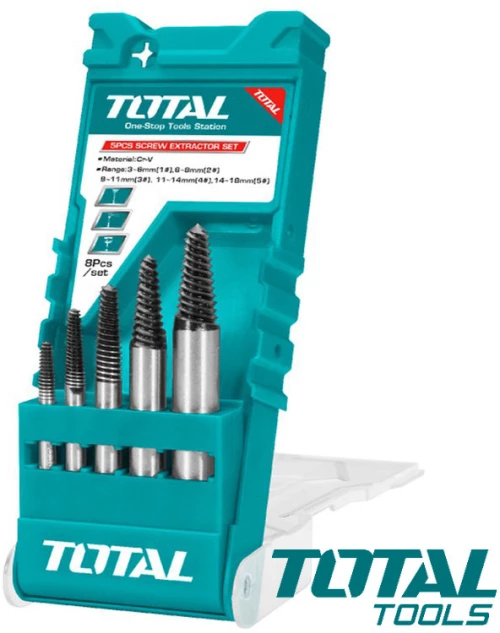 Total TACSE0056 Σετ Εξολκέων Βιδών 5τεμ