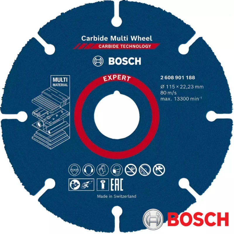 Bosch Expert 2608901188 Δισκος κοπής καρβιδίου πολλαπλων υλικών 115mm