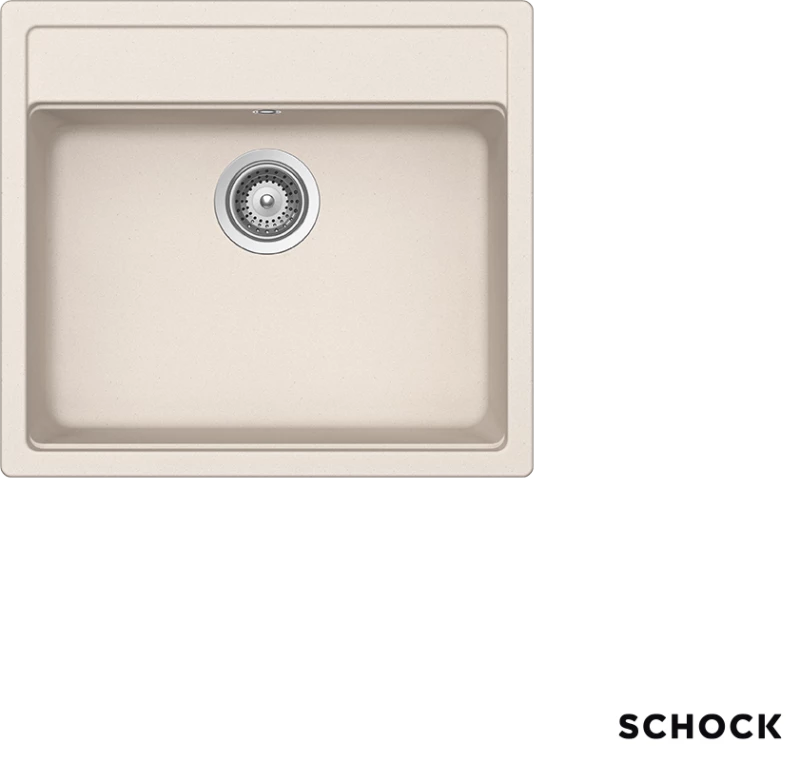 Νεροχύτης Κουζίνας Γρανίτη Manhattan 57x51 Schock Cristalite Everest Granite