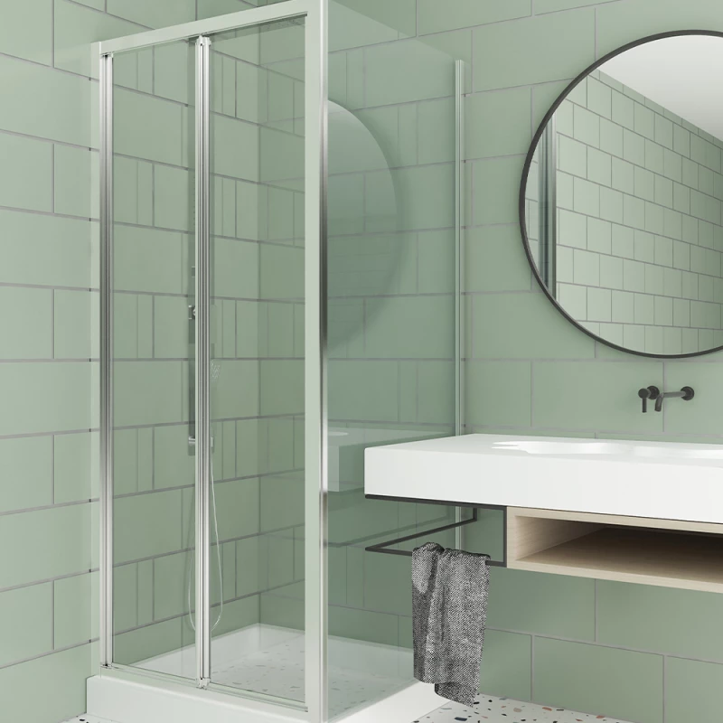 Orabella Fusion H190 80 cm - Καμπίνα σπαστή ευθύγραμμη, αντιστρέψιμη