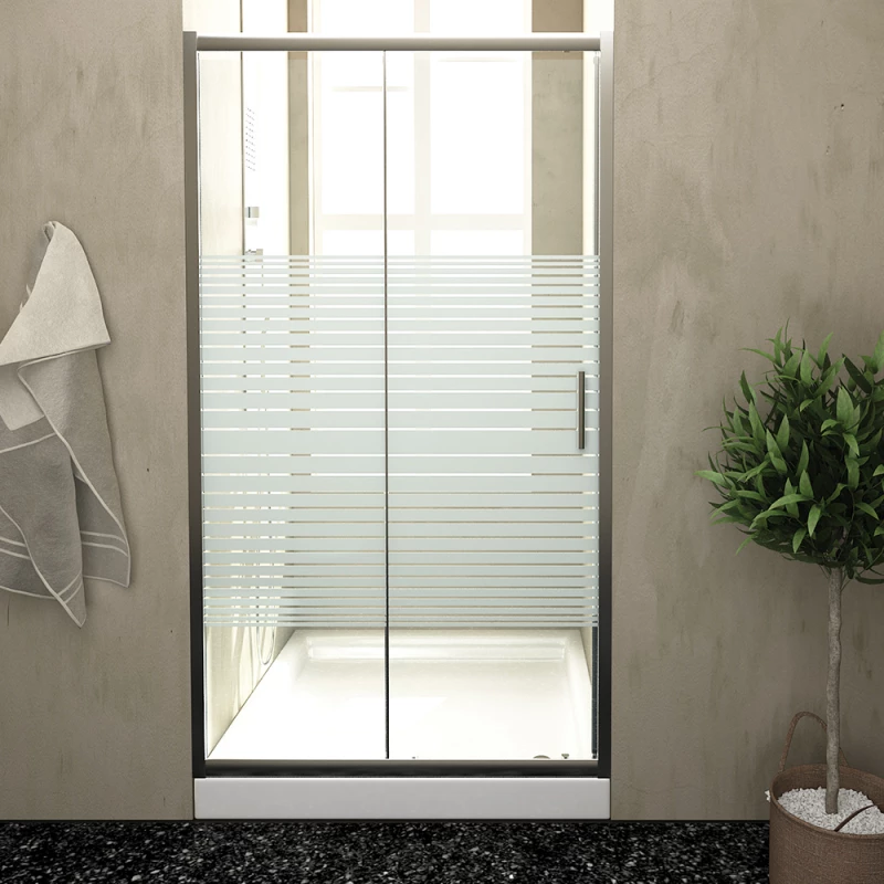 Orabella Viva Σεριγραφία 125 cm - Καμπίνα αντιστρέψιμη, ευθύγραμμη με σταθερό πλαϊνό 80 cm