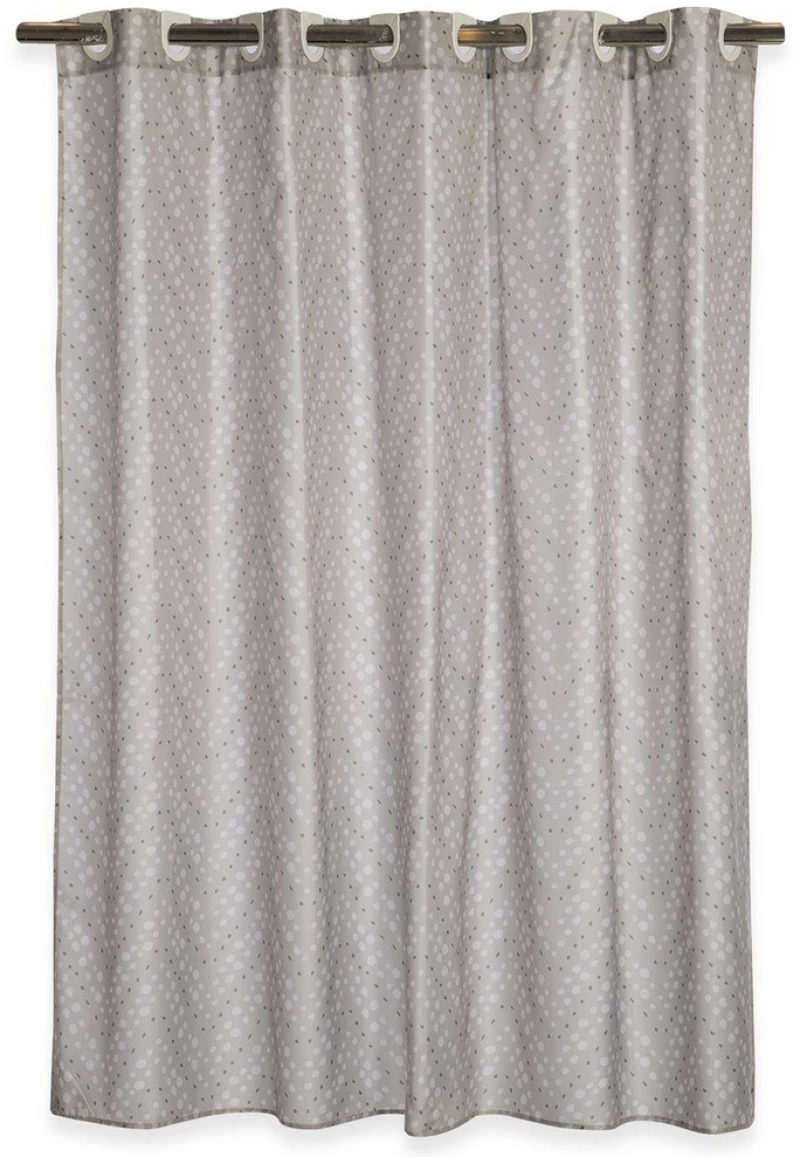 Κουρτίνα Μπάνιου Fonteste Silver Nef-Nef Homeware 180Πx180Υ Πολυέστερ
