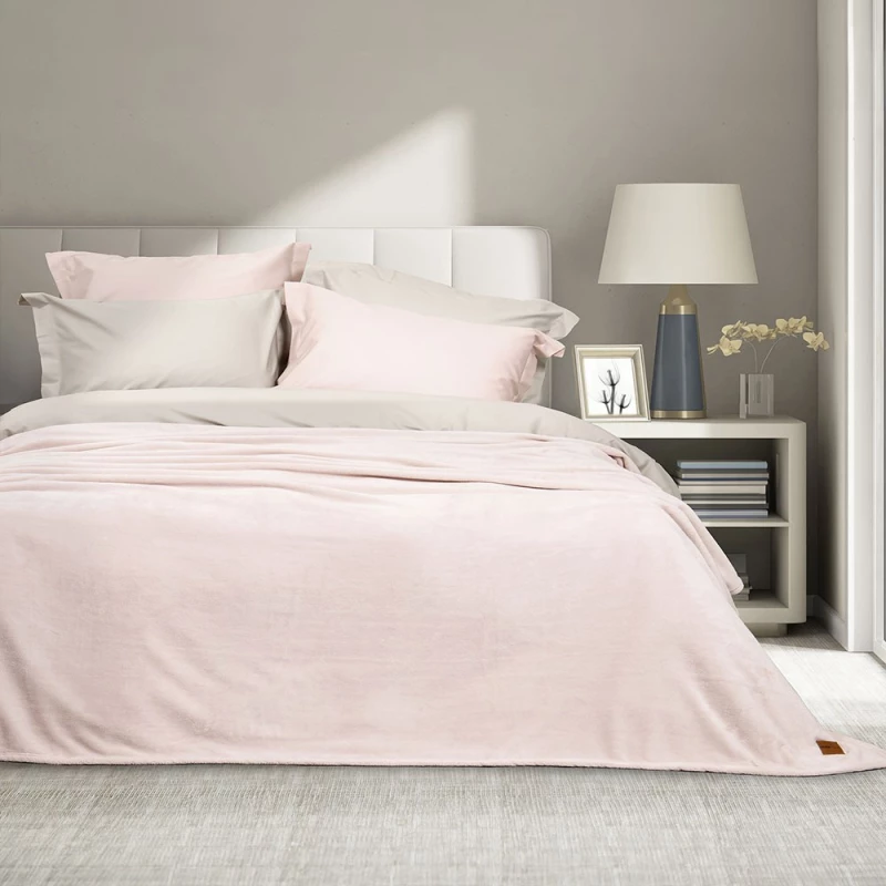 Κουβέρτα Alpa Light Pink Nima Μονό 160x220cm Πολυέστερ