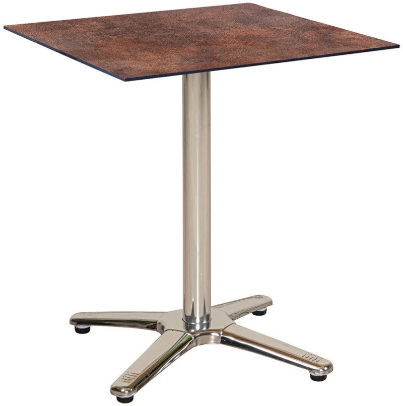 Τραπέζι Τετράγωνο Hpl 23967 70x70x75cm Beige-Brown