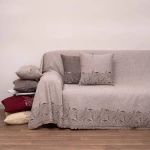 Ριχτάρι 2223 Linen Viopros Τριθέσιο 180x280cm Chenille