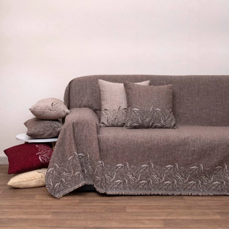 Ριχτάρι 2223 Wenge Viopros Τετραθέσιο 180x320cm Chenille