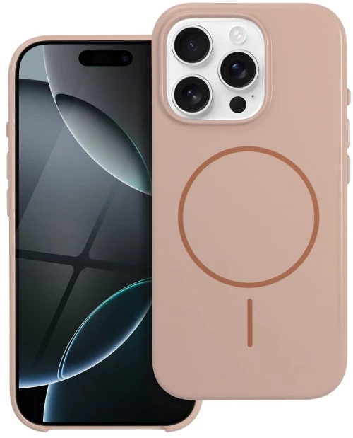 Glossy Mag Cover Compatible With Magsafe For Iphone 17 Air Desert Gold