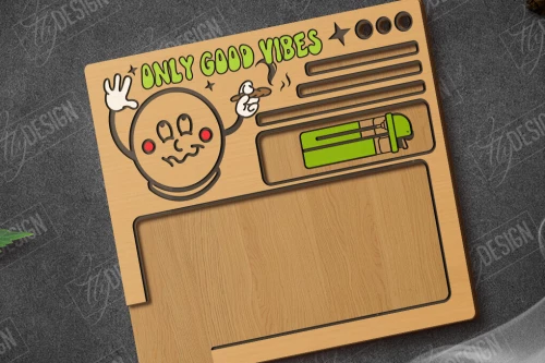 Intra απο ξύλο plywood 3mm-4mm πάχος – Κυλιόμενος δίσκος | Tobacco Rolling | Καπνός Δίασταση  20x20 cm INTRAFABR-119133794