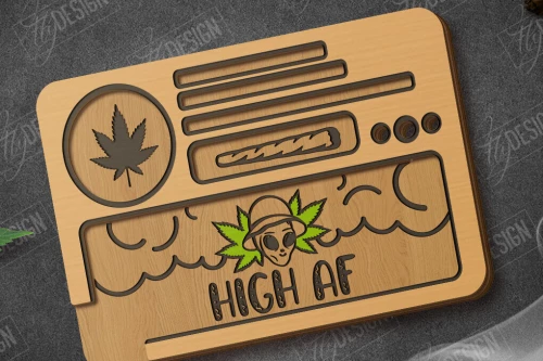 Intra απο ξύλο plywood 3mm-4mm πάχος – Κυλιόμενος δίσκος | Tobacco Rolling | Καπνός Δίασταση  20x20 cm INTRAFABR-119133787