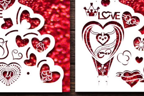 Intra απο ξύλο plywood 3mm-4mm πάχος – Δωροκάρτα για την Ημέρα του Αγίου Βαλεντίνου Bundle1368 Δίασταση  20x20 cm INTRAFABR-115159535