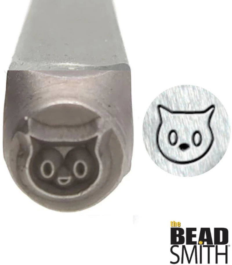 Beadsmith LPSD129 Ζουμπάς κτυπητός με σχεδιο Cartoon cat 6mm