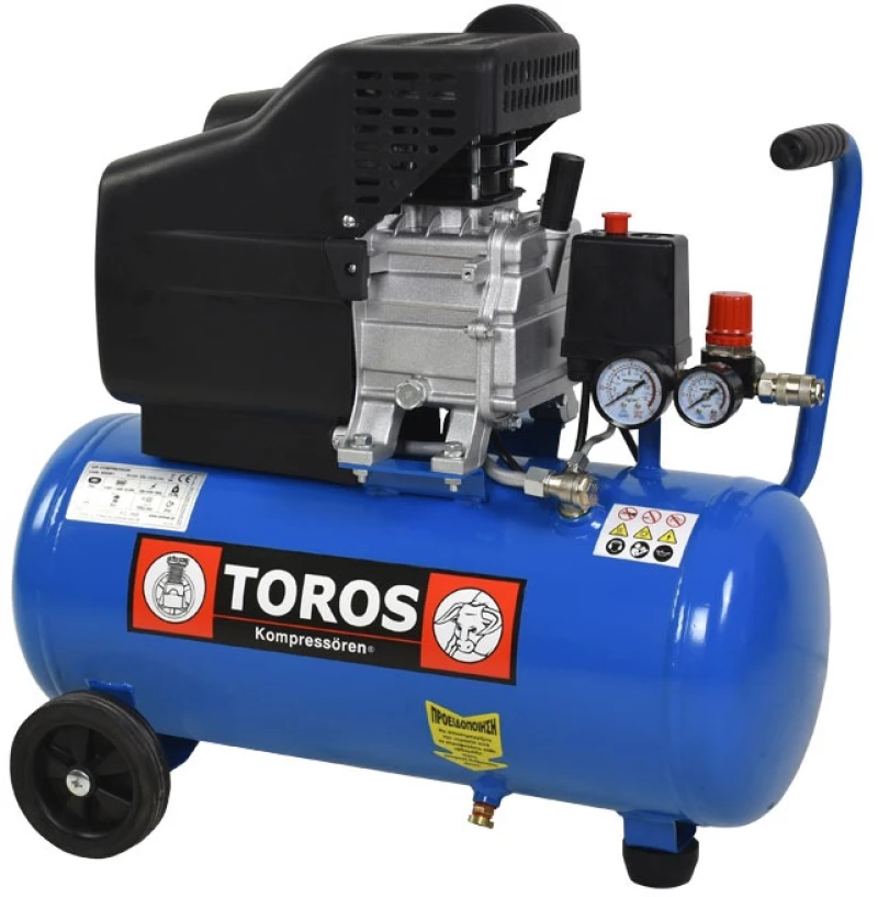 Toros  602081  Αεροσυμπιεστης Μονομπλοκ 24Lt 2,5Hp 230V